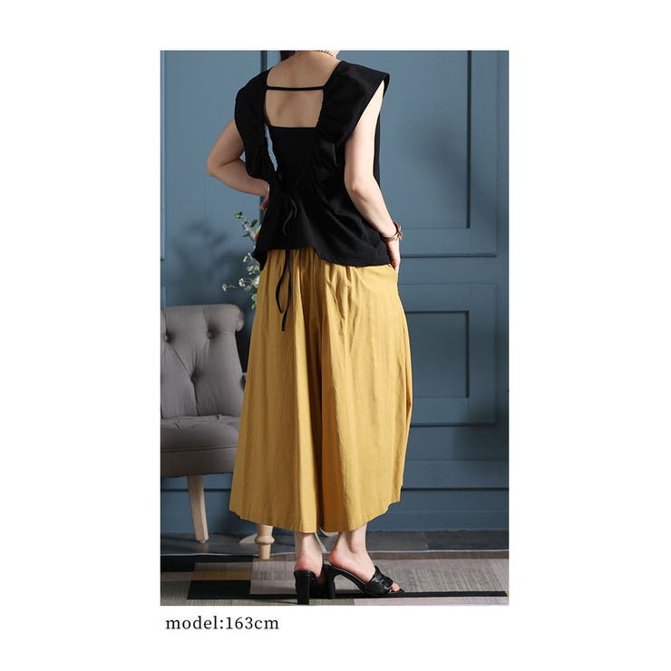 後ろ姿が垢抜けるバックリボンブラウス レディース ファッション | Sawa a la mode | 詳細画像7 
