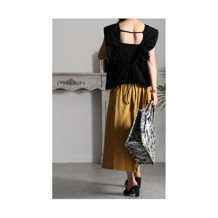 後ろ姿が垢抜けるバックリボンブラウス レディース ファッション | Sawa a la mode | 詳細画像14 