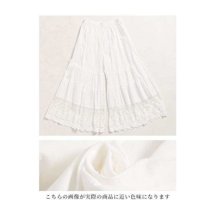 ワンピースの下に穿く刺繍レースパンツ【6月10日20時販売新作】