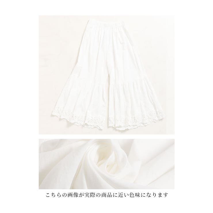ワンピースの下に穿く刺繍レースパンツ【6月14日20時販売新作】