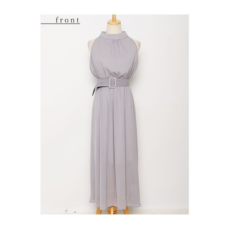 美人見えする上品なベルト付きロングワンピース レディース ファッション[品番：SLMW0009585]｜Sawa a la mode（サワアラモード  ）のレディースファッション通販｜SHOPLIST（ショップリスト）