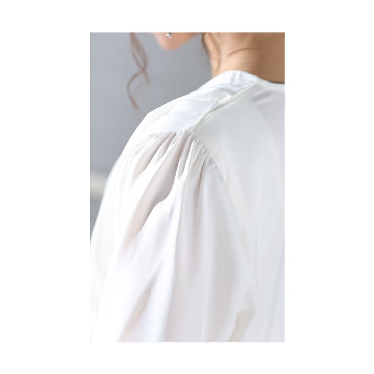 女度上がるカシュクールブラウス レディース トップス | Sawa a la mode | 詳細画像16 