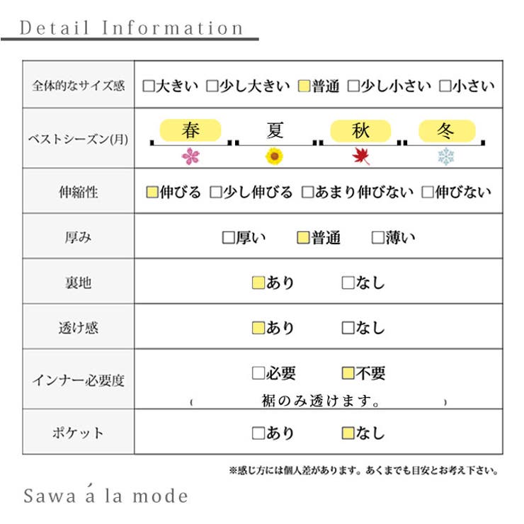 湧き上がる美麗レースの切替ニットワンピース レディース ファッション | Sawa a la mode | 詳細画像29 