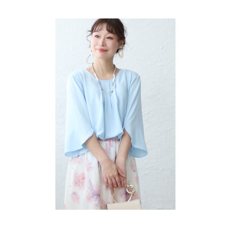 着るだけで美人見えなスリット袖シャツブラウス レディース ファッション | Sawa a la mode | 詳細画像20 