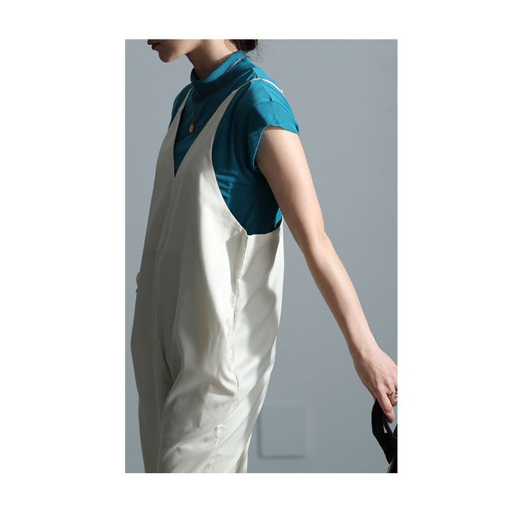 リラクシーな抜け感ワイドパンツサロペット【4月11日20時販売新作】