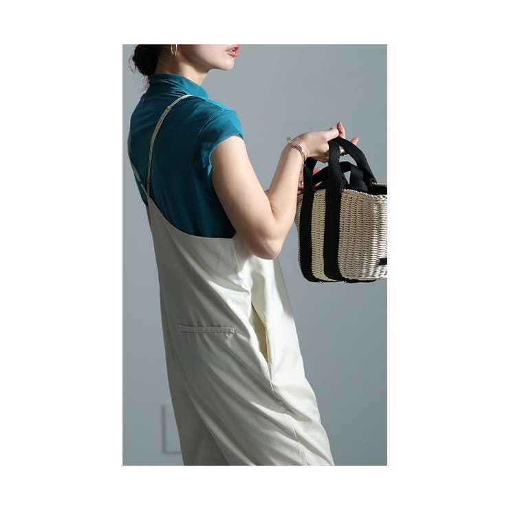 リラクシーな抜け感ワイドパンツサロペット【4月11日20時販売新作】