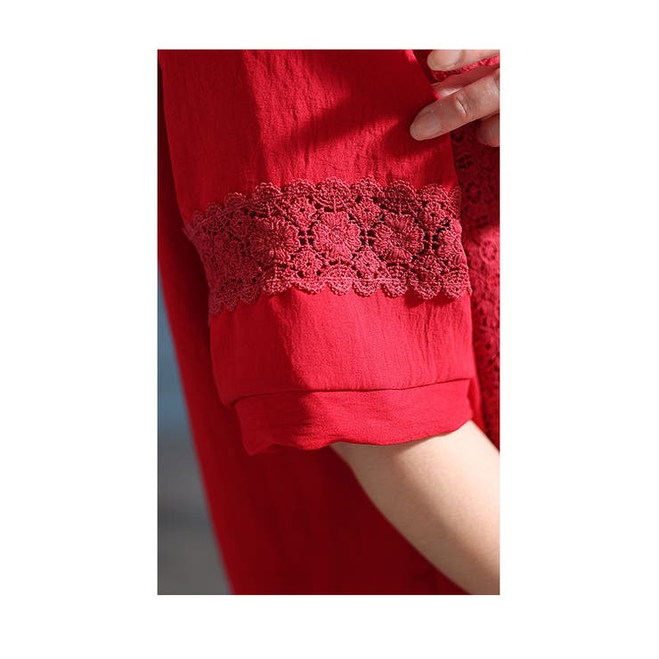レディース トップス Tシャツ カットソー 花柄 レース かぎ編み ライン シボ 半袖 レッド ネイビー 大人可愛い 大人 可愛い 30代 40代 50代 60代 サワアラモード 楽天市場】ヴィンテージ感じるシボ感花柄かぎ編みレーストップス