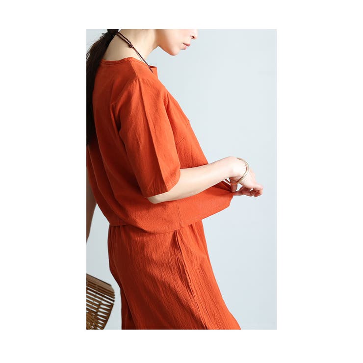 バカンスのような寛ぎ感じるリラクシーセットアップ【4月25日20時販売新作】