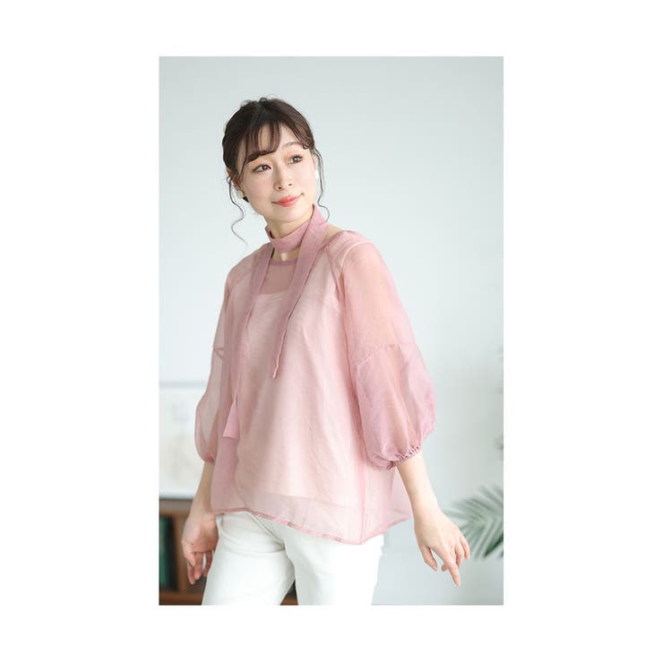 poisポワ　ブラウスT ピンク　完売品 Drawer - pois ブラウスT ポワ ピンク クロップド インスタ