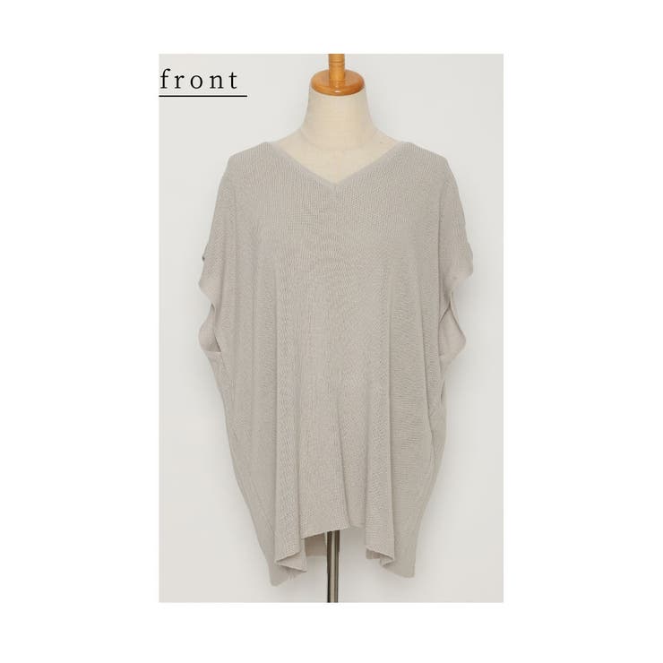 ゆるっとリラクシーにバックスリットニットトップス レディース ファッション | Sawa a la mode | 詳細画像21 