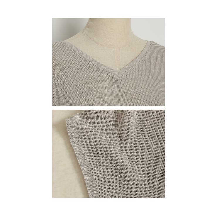 ゆるっとリラクシーにバックスリットニットトップス レディース ファッション | Sawa a la mode | 詳細画像24 