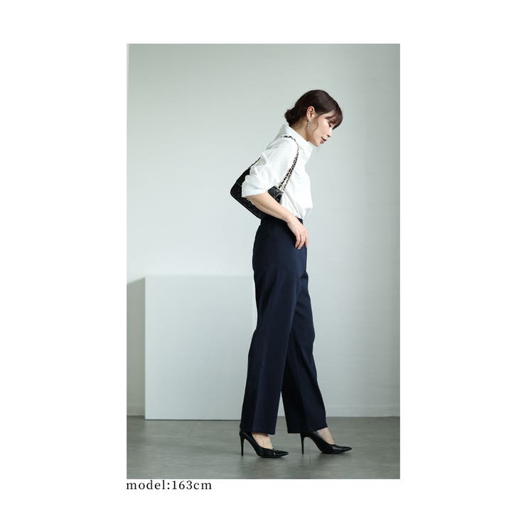 ほしかった「ちょうど良さ」ストレッチツイルワイドパンツ レディース ファッション | Sawa a la mode | 詳細画像24 