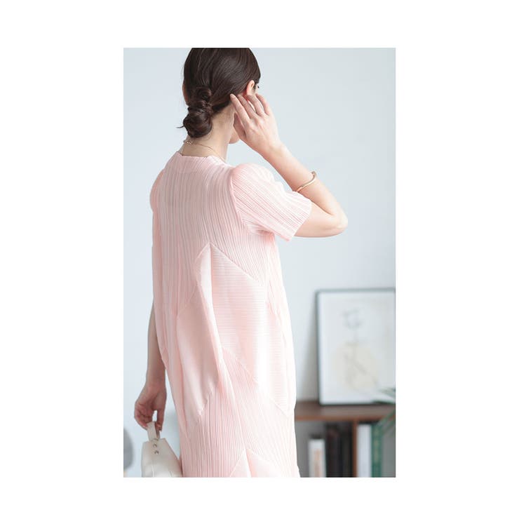 儚げプリーツのロングワンピース【6月26日20時販売新作】