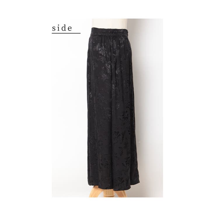 Sawa a la mode スカート レディース 花柄 ドット フレア