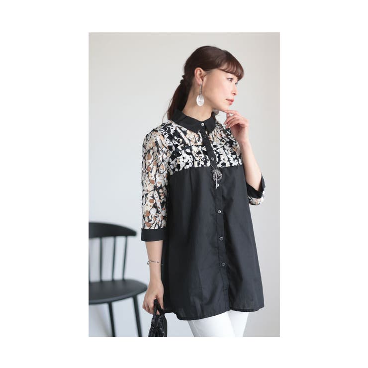 カットワークレースチュニック【7月10日20時販売新作】