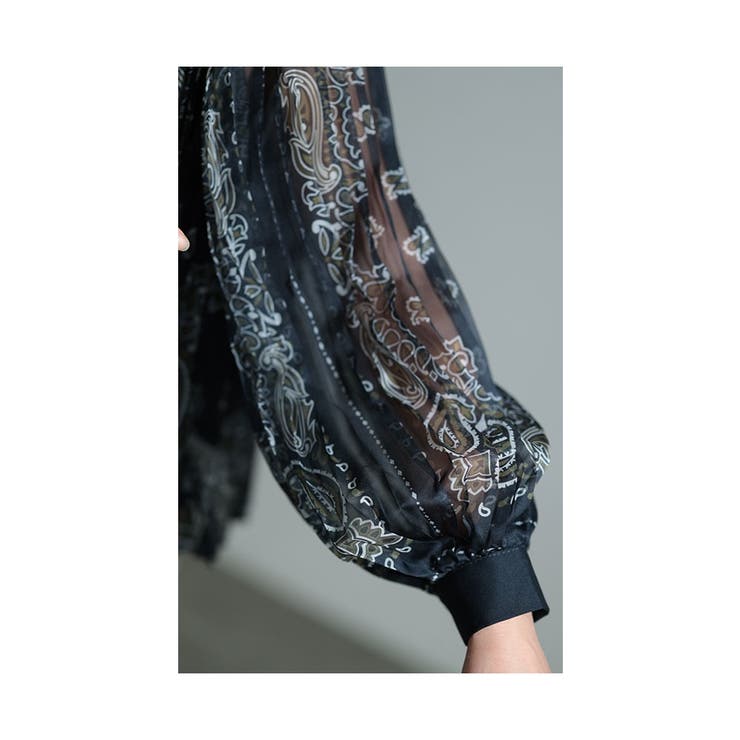 レディ感高まるペイズリー柄トップス×キャミソール レディース ファッション | Sawa a la mode | 詳細画像14 