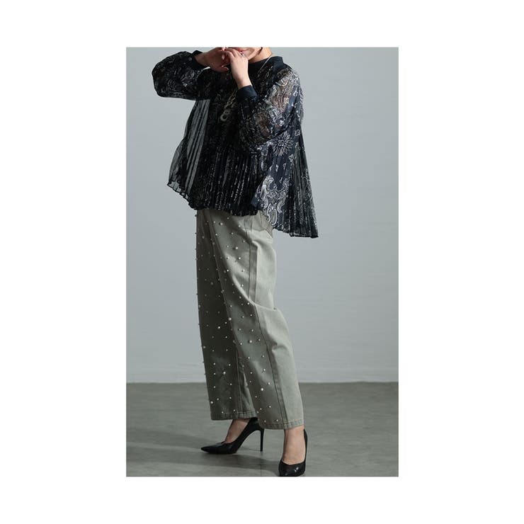 レディ感高まるペイズリー柄トップス×キャミソール レディース ファッション | Sawa a la mode | 詳細画像18 