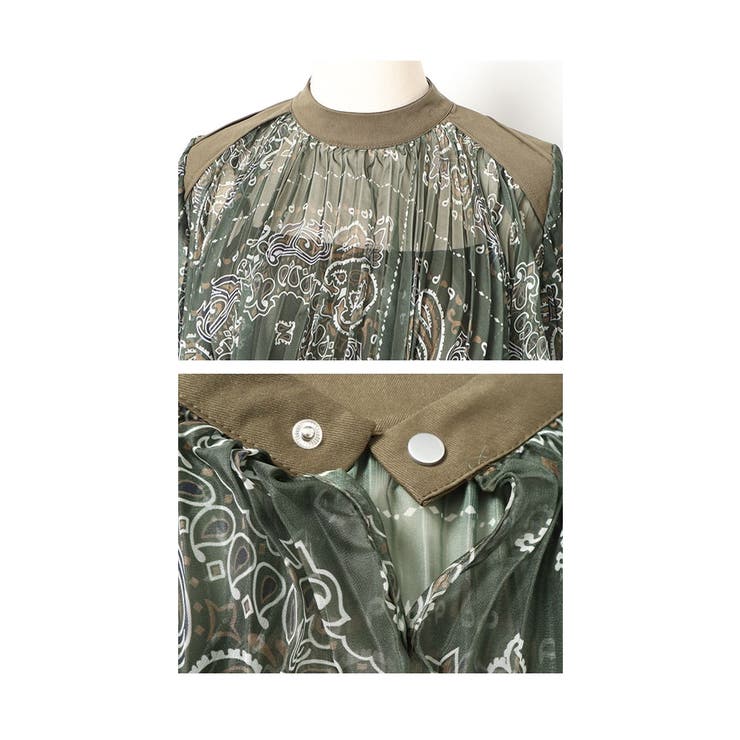 レディ感高まるペイズリー柄トップス×キャミソール レディース ファッション | Sawa a la mode | 詳細画像23 