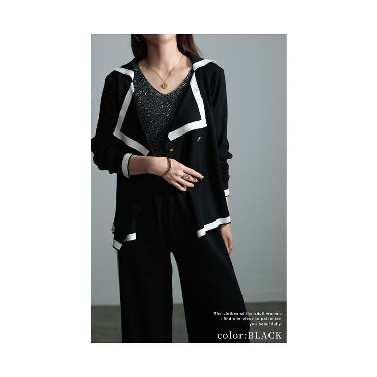 オフィスにもマッチするジャケット×パンツセットアップ レディース