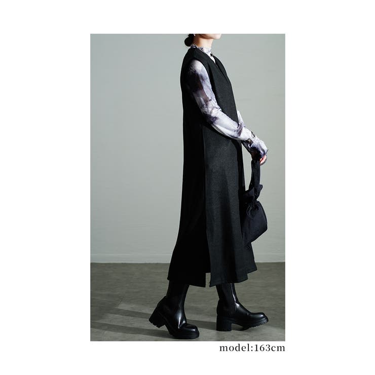 ほっこり素材で季節を感じるキーネックワンピース レディース ファッション | Sawa a la mode | 詳細画像7 