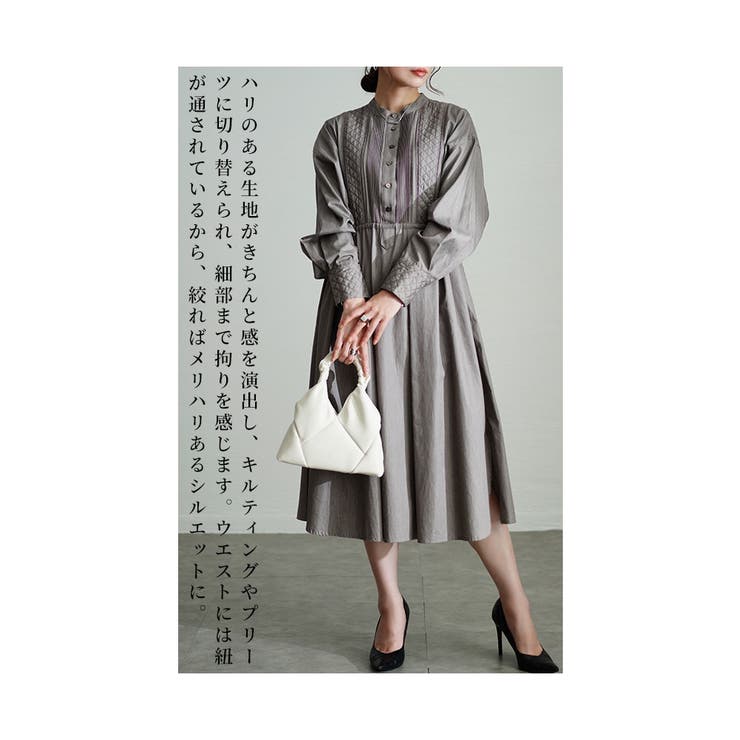 着映えるきちんと感デニム風シャツワンピース レディース ファッション | Sawa a la mode | 詳細画像6 