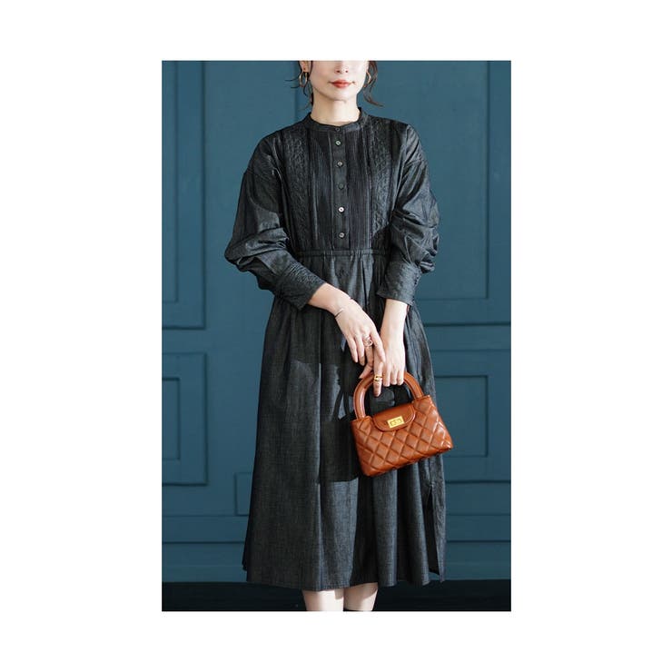 着映えるきちんと感デニム風シャツワンピース レディース ファッション | Sawa a la mode | 詳細画像20 