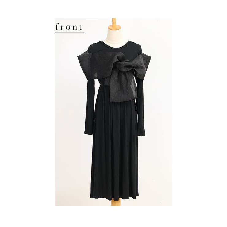 艶やかベールを纏った切替フレアワンピース レディース ファッション | Sawa a la mode | 詳細画像20 