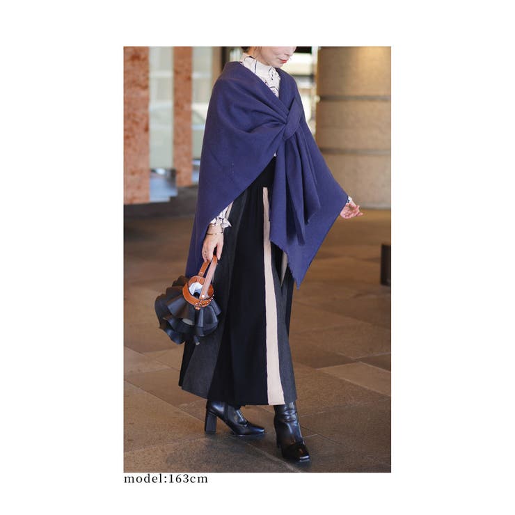 サワアラモード Sawa a la mode ズレ落ちにくい大判ストール