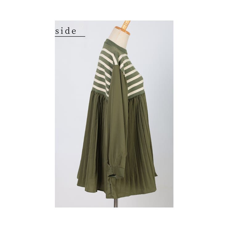 王道カジュアルをレディに異素材プリーツトップス レディース ファッション | Sawa a la mode | 詳細画像21 