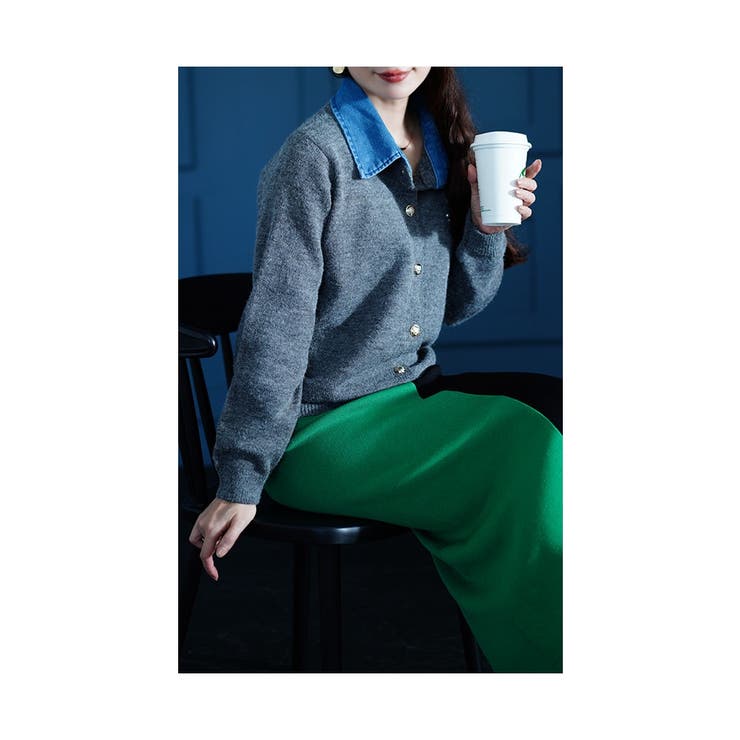お茶目な遊び心を添えるふんわりニットカーディガン【10月3日20時販売新作】