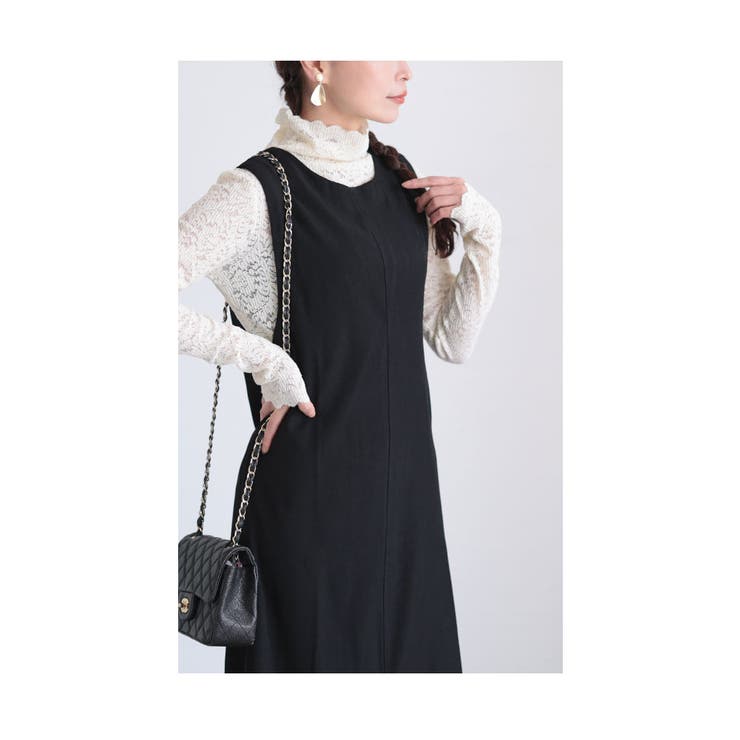 大人女性が似合うAラインジャンパースカート レディース ファッション | Sawa a la mode | 詳細画像19 