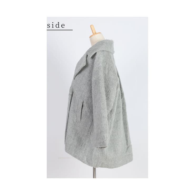 都会的な着こなしでサマになるシャギーミドルコート レディース ファッション | Sawa a la mode | 詳細画像21 