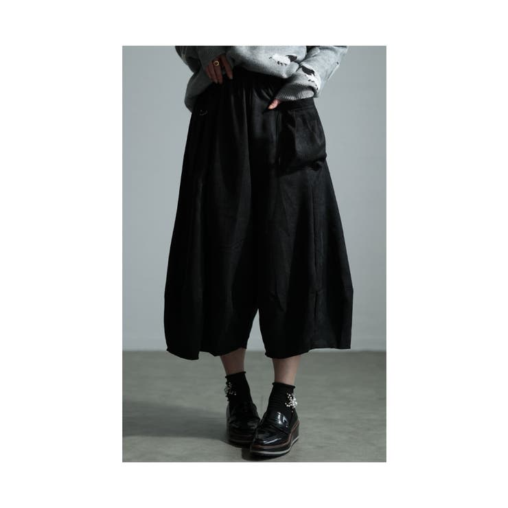大人の垢抜けが叶うコクーン変形ワイドパンツ【10月21日20時販売新作】