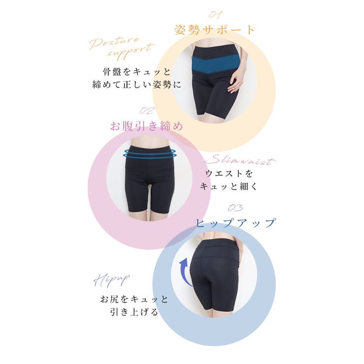 姿勢を引き締める骨盤サポート3分丈レギンス【10月26日20時販売新作】
