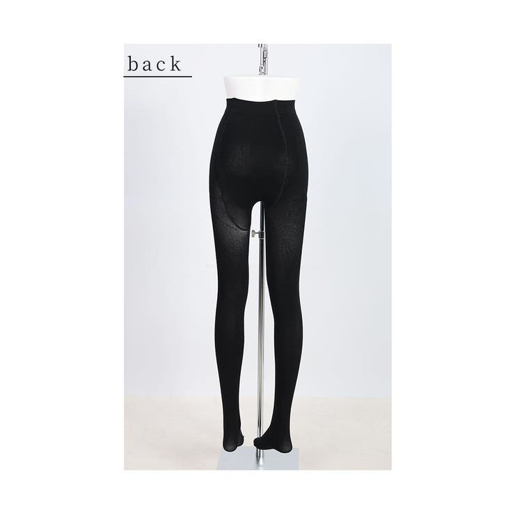 LA-LA 着圧レギンス 76 ブラック×ブラック LA-LA 着圧レギンス 76 ブラック×ブラック LALAドレナージュ