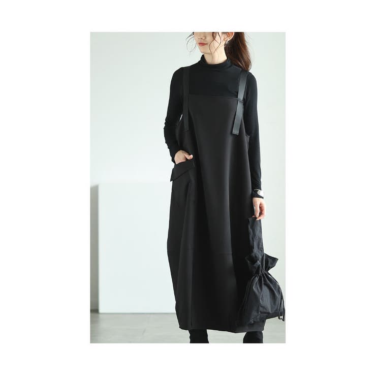 大人の抜け感が生まれるコクーンジャンパースカート レディース ファッション | Sawa a la mode | 詳細画像14 