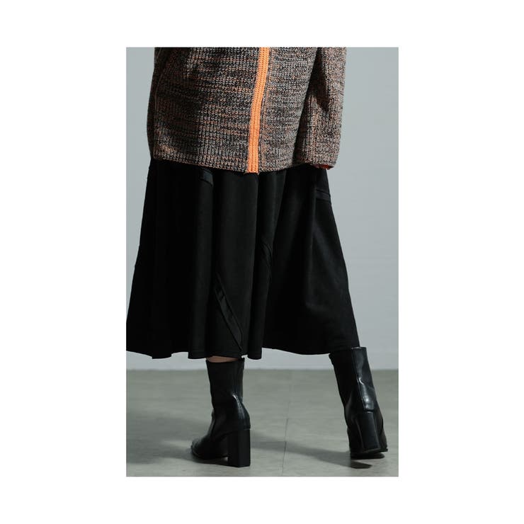 高級感とリッチな質感スウェードフレアスカート レディース ファッション | Sawa a la mode | 詳細画像18 