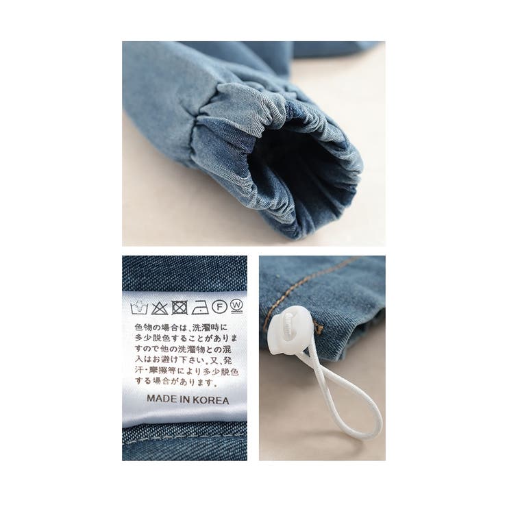 洒落感纏うオトナ顔デニムフーディートップス【12月5日20時販売新作】