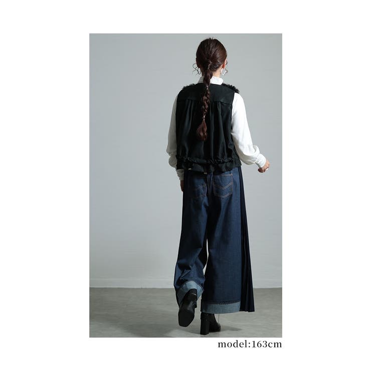 Creased Washed Wide Denim Pants – A$APMODE