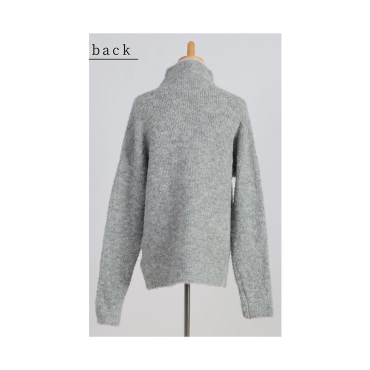 ふわふわに魅了されるロゴ刺繍モヘヤ風ニット レディース ファッション | Sawa a la mode | 詳細画像22 