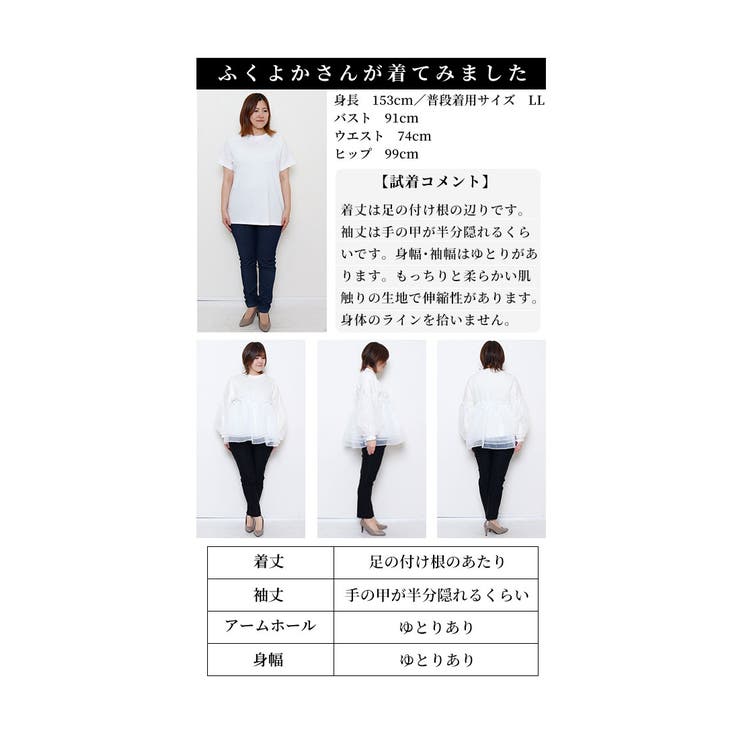 大人可愛いオーガンジー切り替えトップス【1月15日20時販売新作】