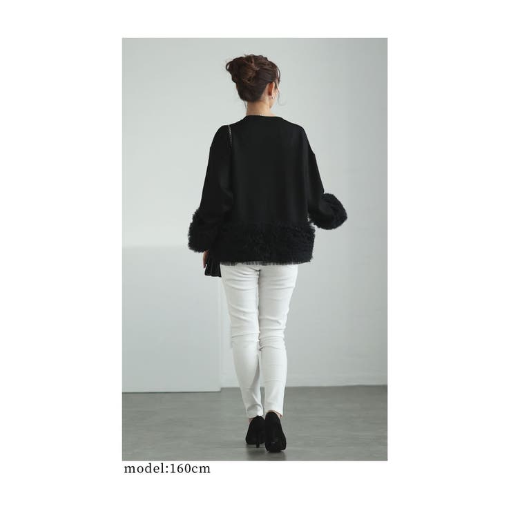 目を惹くたっぷりチュールフリルトップス【1月15日20時販売新作】