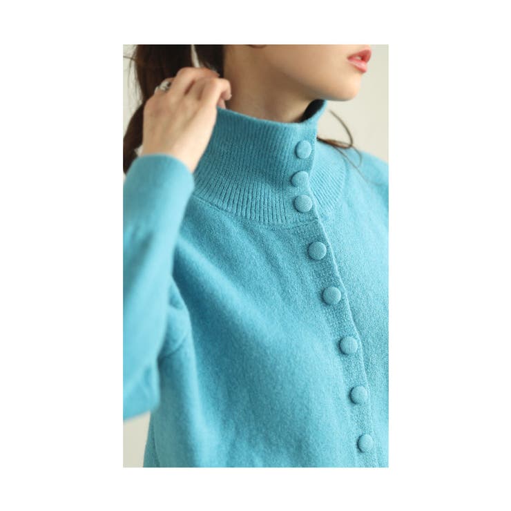 ころんと可愛いくるみボタンニットトップス【1月22日20時販売新作】
