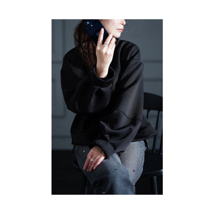 アップデートする裾ZIPスウェットプルオーバー【1月23日20時販売新作】