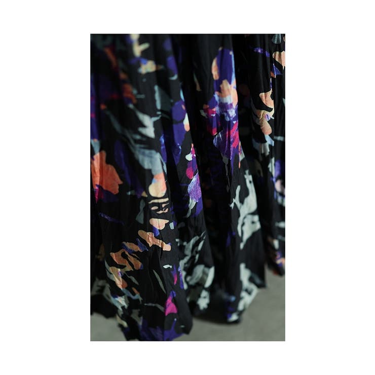 揺れ流れる華やぎスプラッシュフレアスカート レディース ファッション | Sawa a la mode | 詳細画像5 