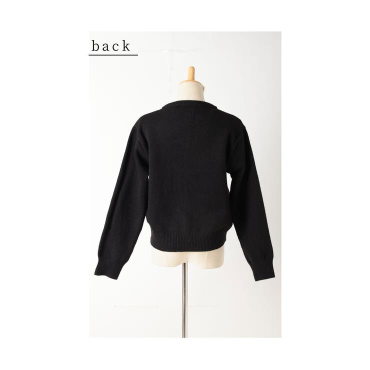 スパンコールが煌めくもっちりニットカーディガン レディース ファッション | Sawa a la mode | 詳細画像22 