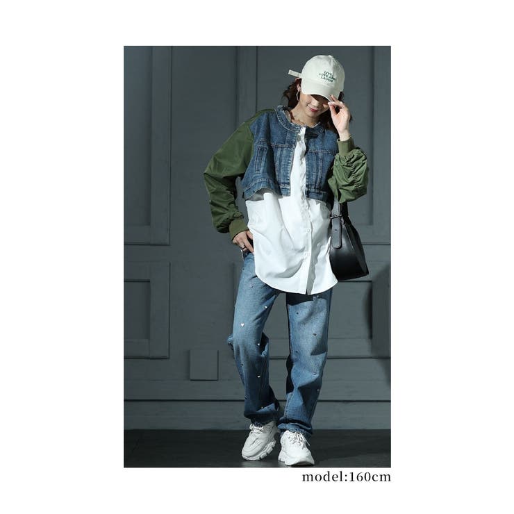 スパイス加える異素材レイヤード風チュニック レディース ファッション | Sawa a la mode | 詳細画像19 