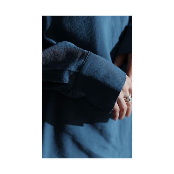 垢抜けるきちんと感漂うダブル比翼シャツ レディース ファッション