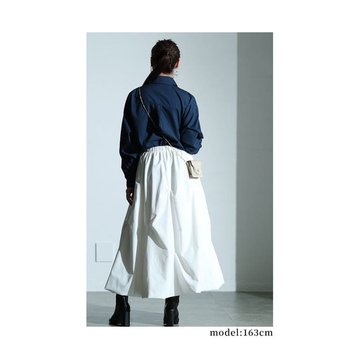 キャッチーな刺繍でリズムを加える長袖シャツ【2月13日20時販売新作】
