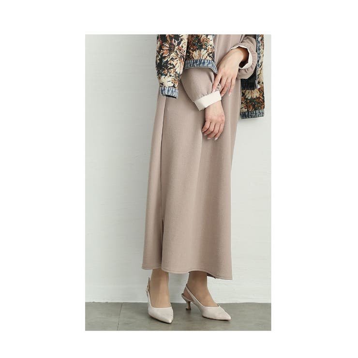 オン オフ使えるボウタイリボンのバイカラーロングワンピース レディース | Sawa a la mode | 詳細画像16 